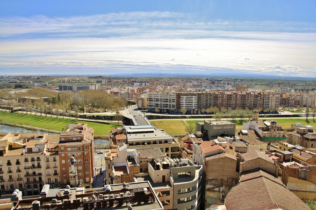 Foto: Vista de la ciudad - Lleida (Cataluña), España