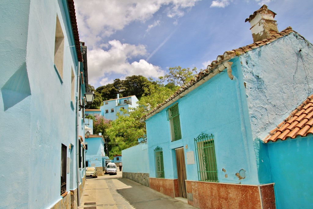 Foto: Vista del pueblo - Júzcar (Málaga), España