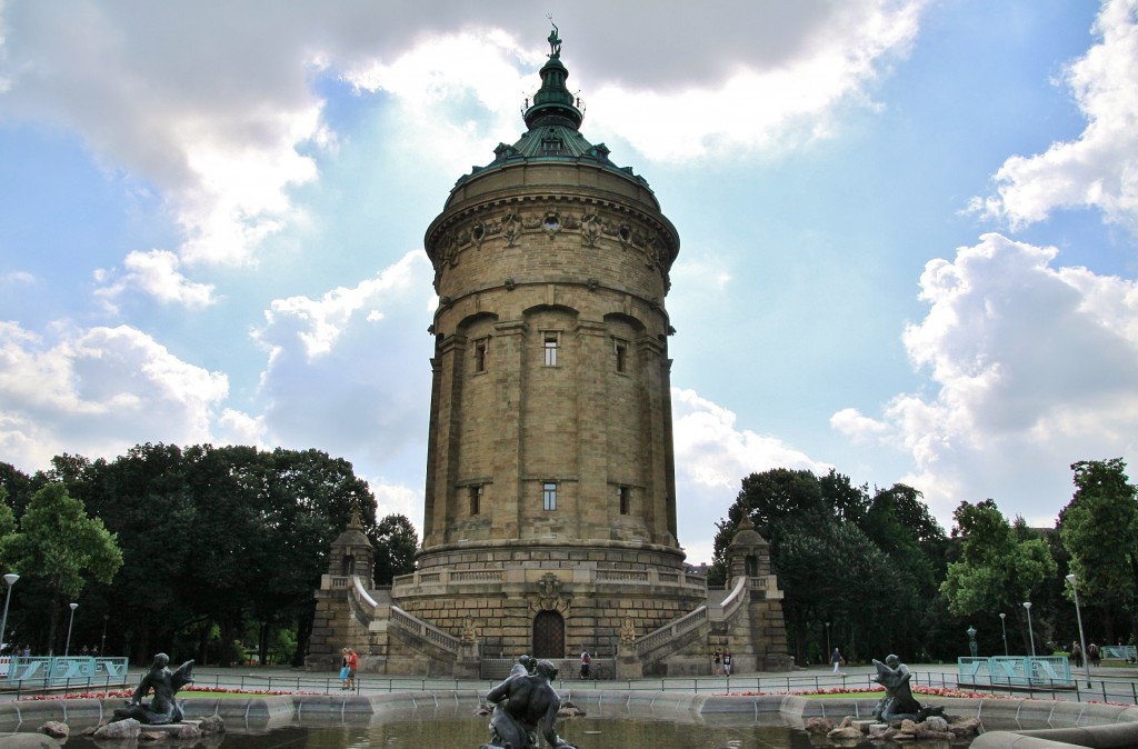 Foto: Torre del Agua - Mannheim (Baden-Württemberg), Alemania