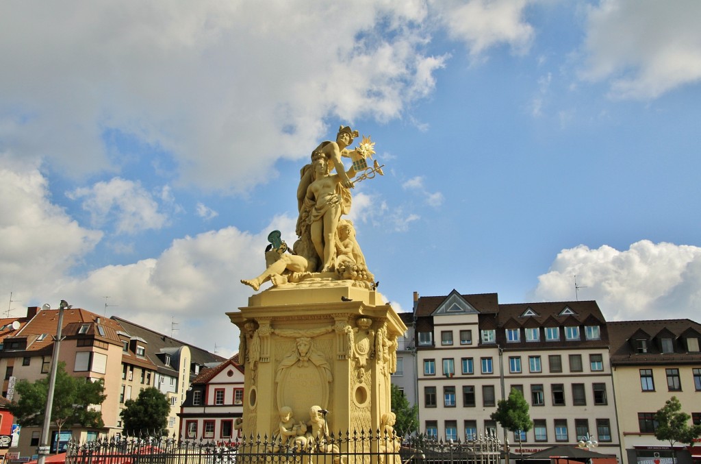 Foto: Plaza del Ayuntamiento - Mannheim (Baden-Württemberg), Alemania