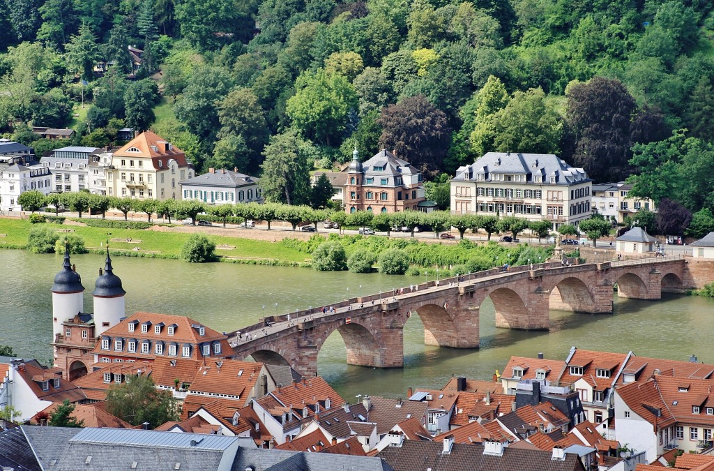 Foto: Vistas desde el castillo - Heidelberg (Baden-Württemberg), Alemania