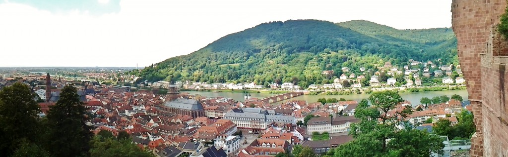 Foto: Vistas desde el castillo - Heidelberg (Baden-Württemberg), Alemania