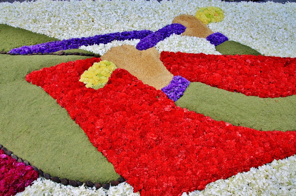 Foto: Alfombra de flores - Sitges (Barcelona), España