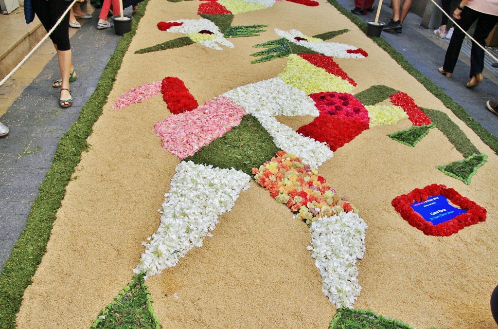 Foto: Alfombra de flores - Sitges (Barcelona), España