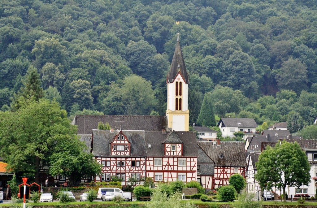 Foto: Vista del pueblo - Osterspai (Rhineland-Palatinate), Alemania