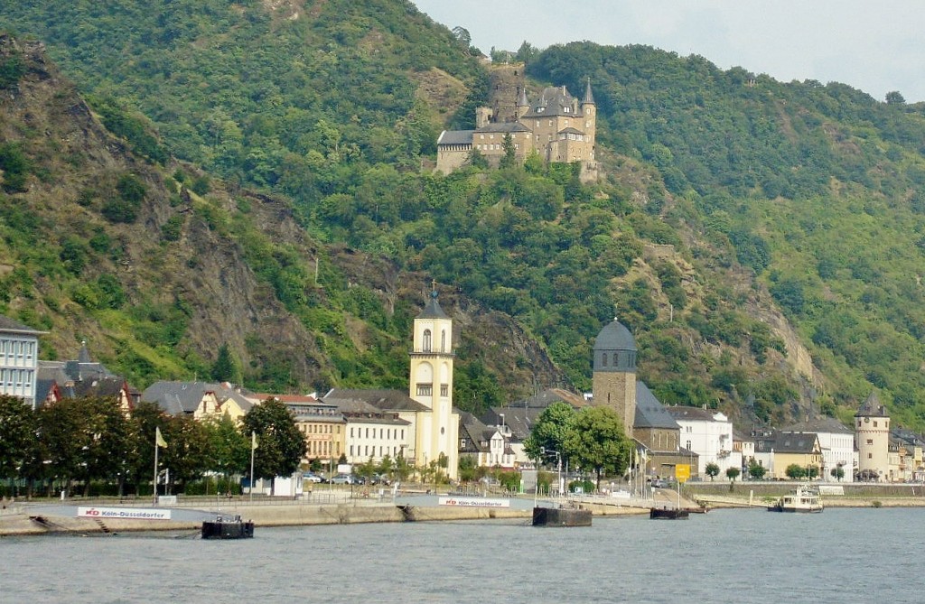 Foto: Vista del pueblo - Sankt Goar (Rhineland-Palatinate), Alemania