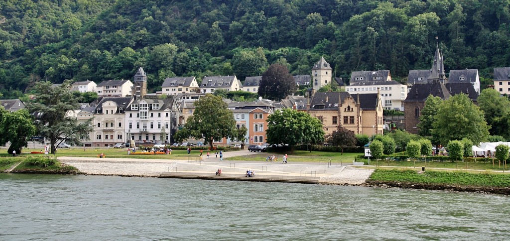 Foto: Vista del pueblo - Sankt Goar (Rhineland-Palatinate), Alemania