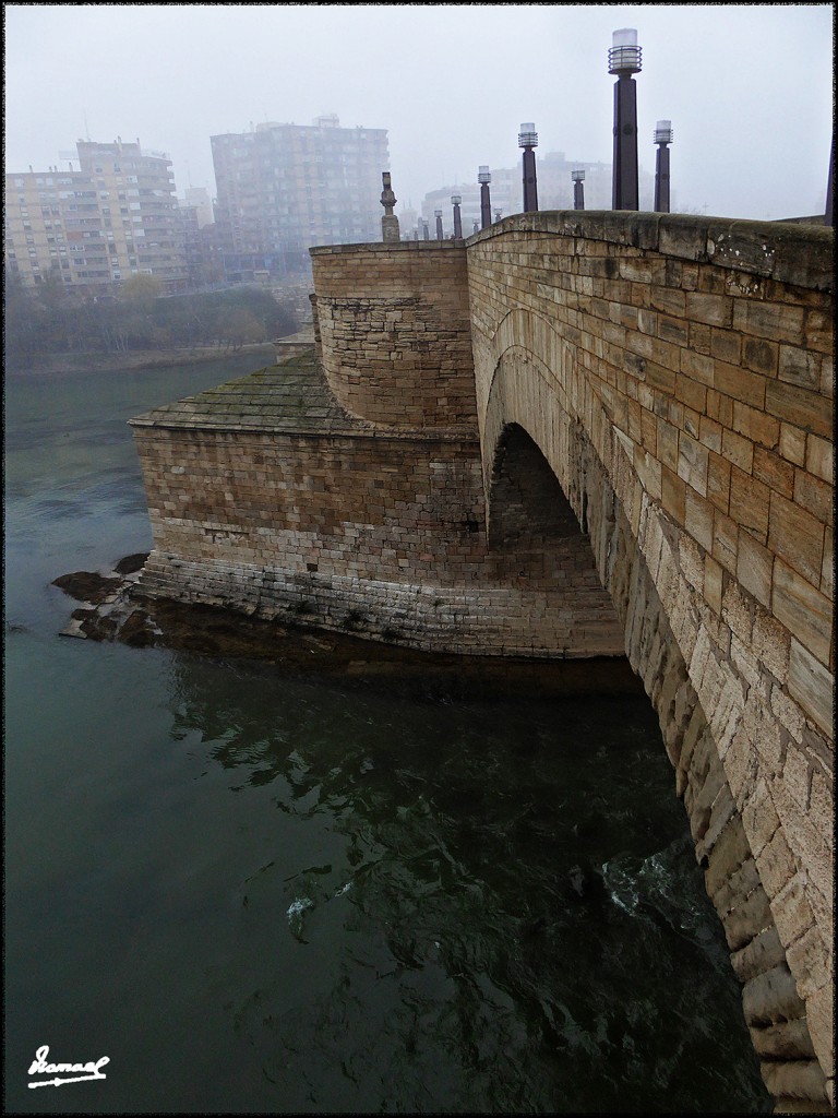 Foto: 161218-19 NIEBLA EN ZARAGOZA - Zaragoza (Aragón), España