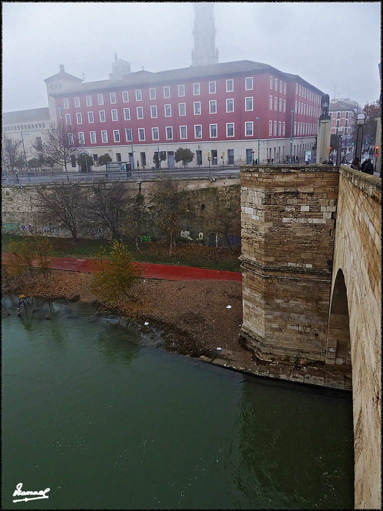 Foto: 161218-27 NIEBLA EN ZARAGOZA - Zaragoza (Aragón), España