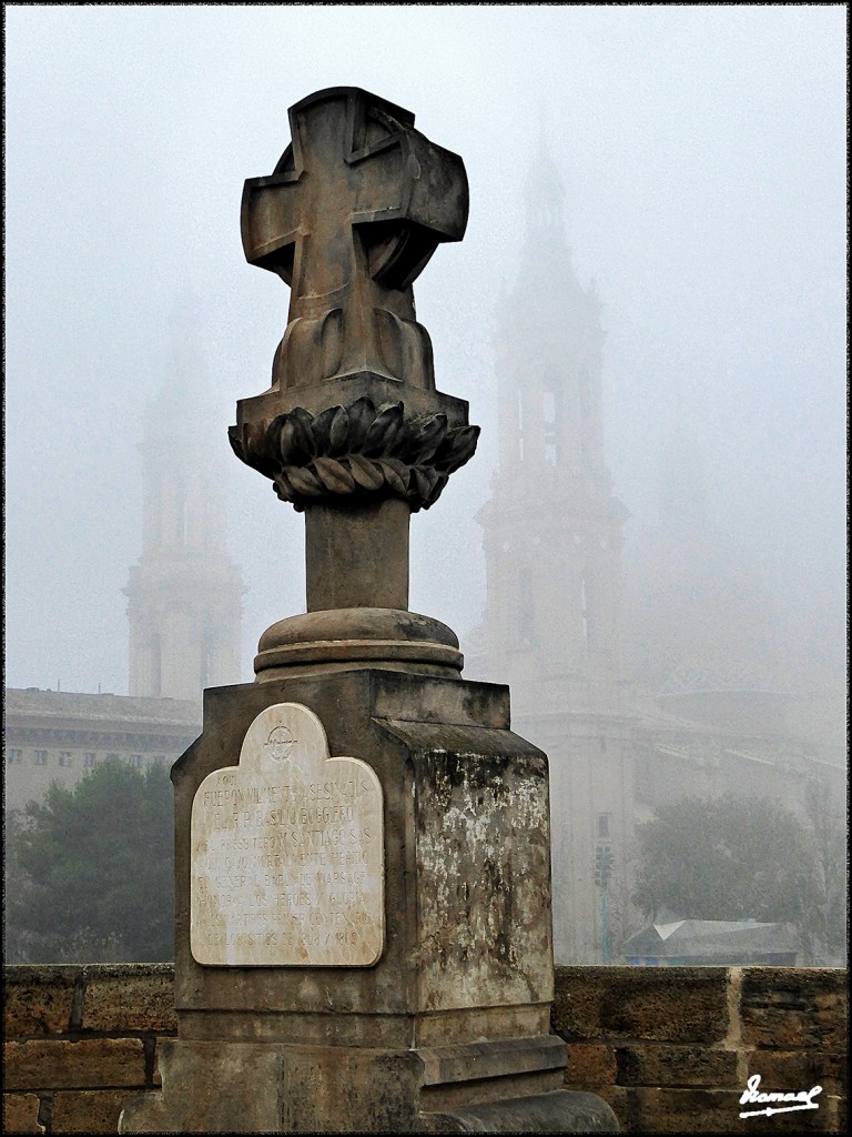 Foto: 161218-26 NIEBLA EN ZARAGOZA - Zaragoza (Aragón), España