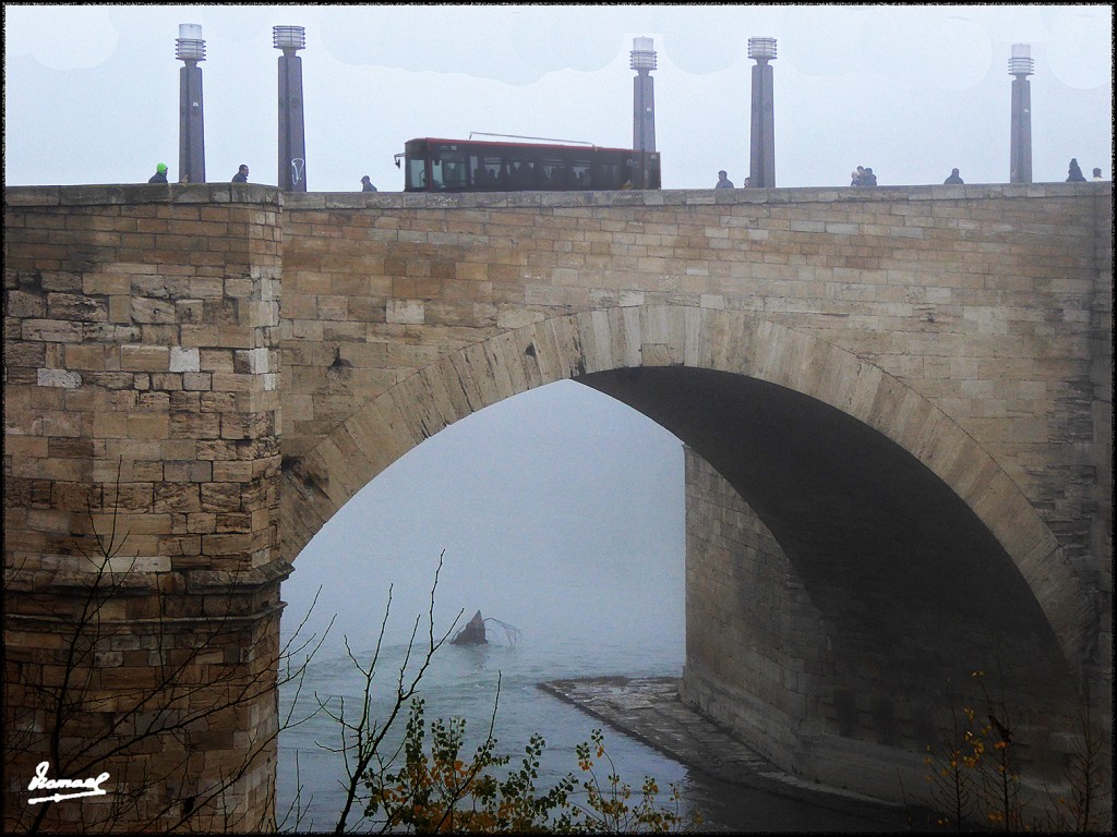 Foto: 161218-12 NIEBLA EN ZARAGOZA 2 - Zaragoza (Aragón), España