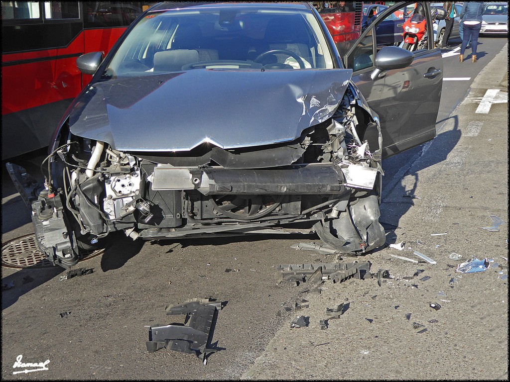 Foto: 170218-11 ACCIDENTE Cº TORRES - Zaragoza (Aragón), España