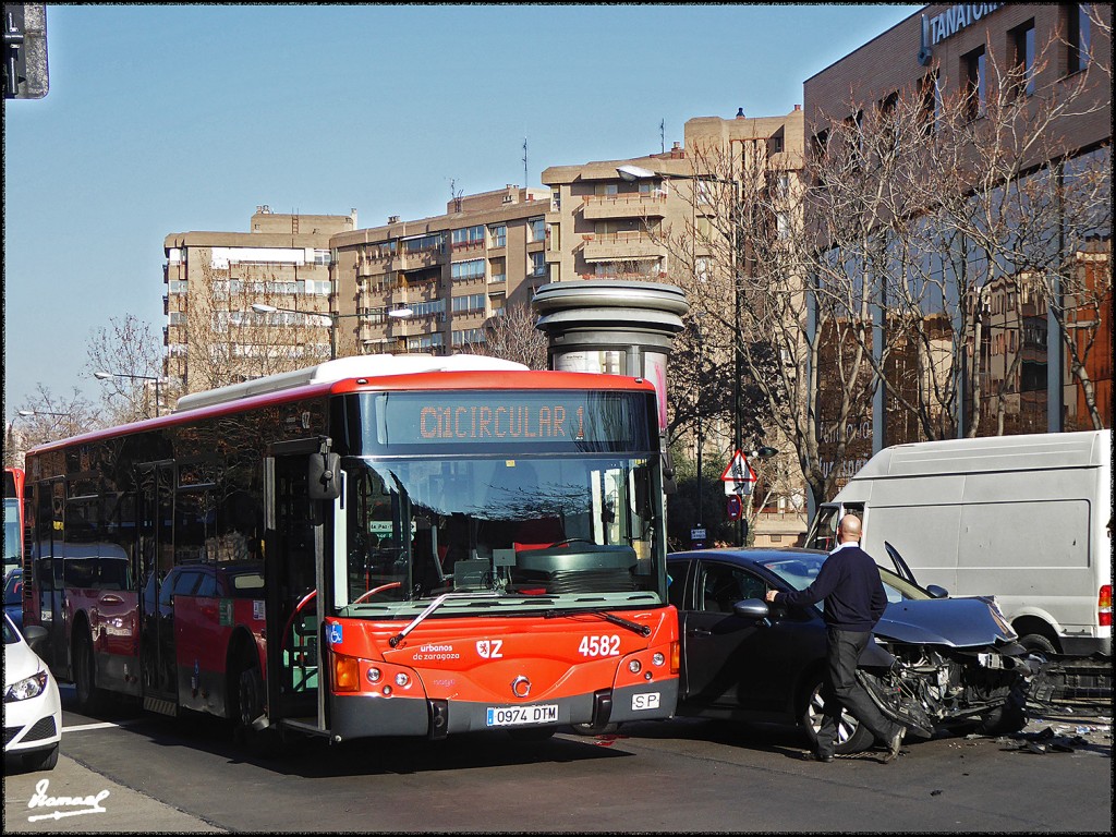 Foto: 170218-04 ACCIDENTE Cº TORRES - Zaragoza (Aragón), España