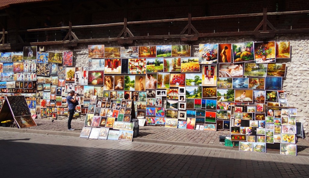 Foto: Galeria obrazów pod Bramą Floriańską - Kraków (Lesser Poland Voivodeship), Polonia