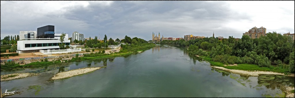 Foto: 170707-005 EBRO POR RANILLAS - Zaragoza (Aragón), España