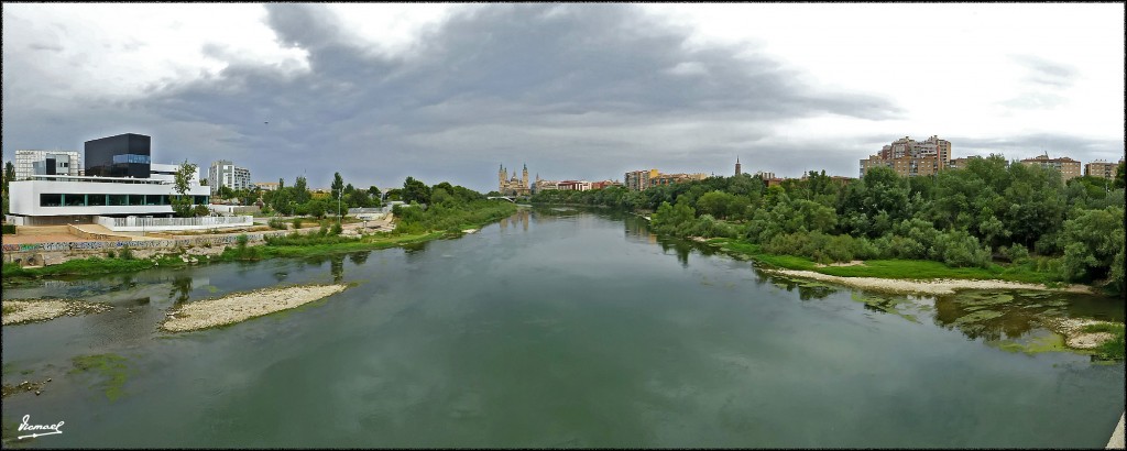 Foto: 170707-006 EBRO POR RANILLAS - Zaragoza (Aragón), España