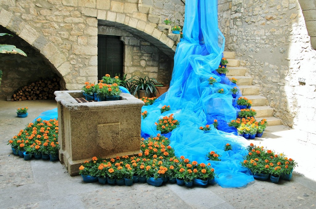 Foto: Girona tiempo de flores - Girona (Cataluña), España