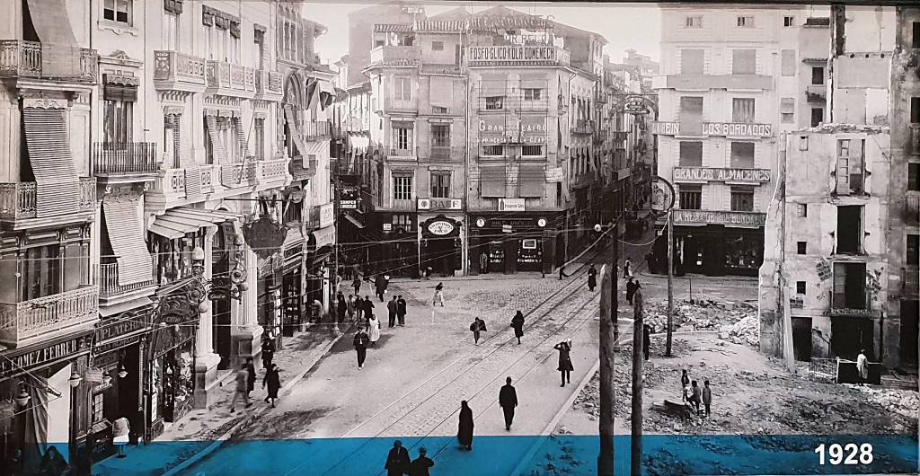 Foto: Calle San Vicente en 1928 - Valencia (València), España