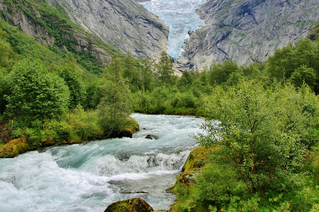 Foto: Glaciar de Briksdal - Oldedalen, Noruega