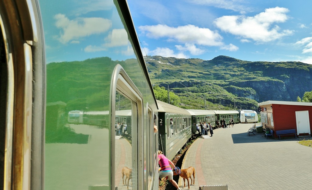 Foto: Tren turístico - Flam (Sogn og Fjordane), Noruega