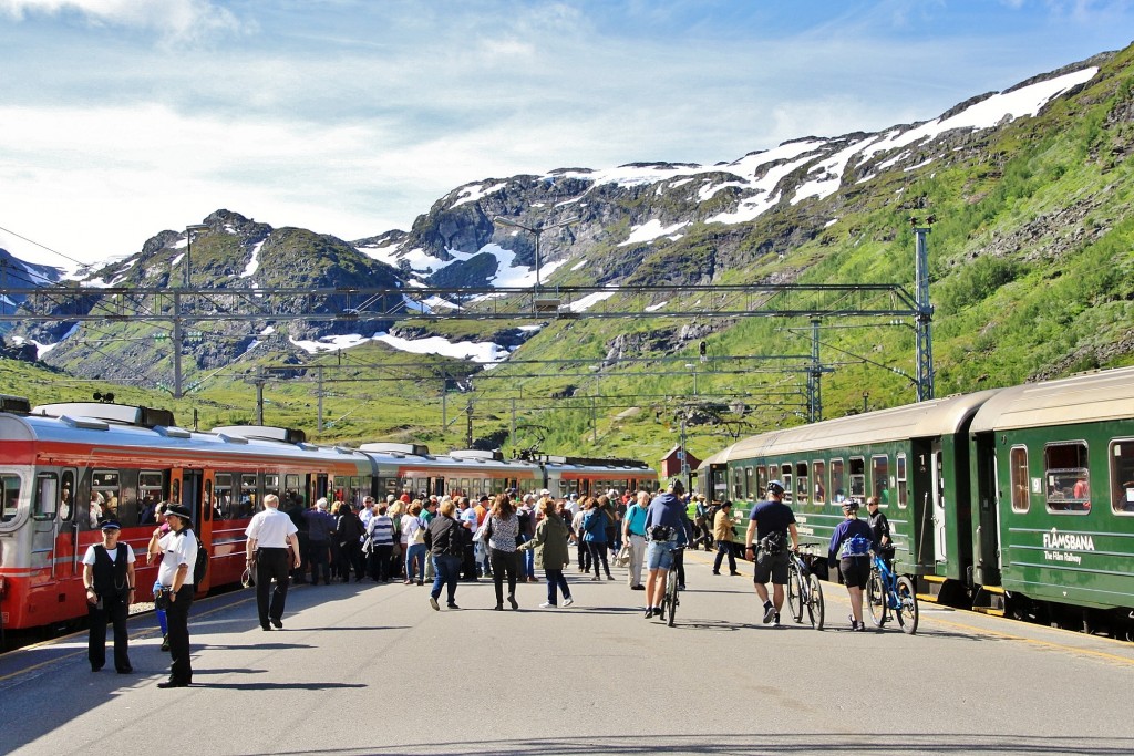 Foto: Tren turístico - Flam (Sogn og Fjordane), Noruega