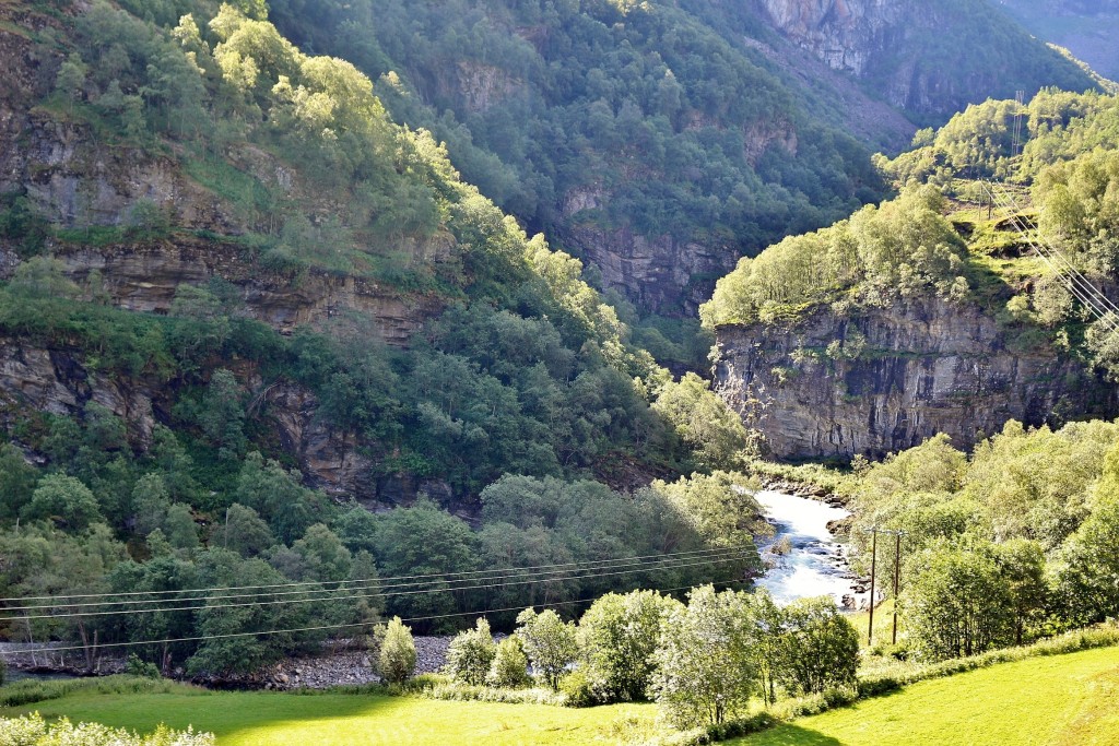 Foto: Tren turístico - Flam (Sogn og Fjordane), Noruega