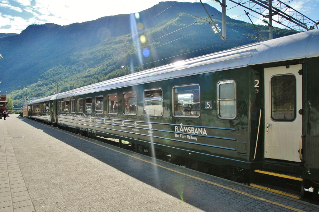 Foto: Tren turístico - Flam (Sogn og Fjordane), Noruega