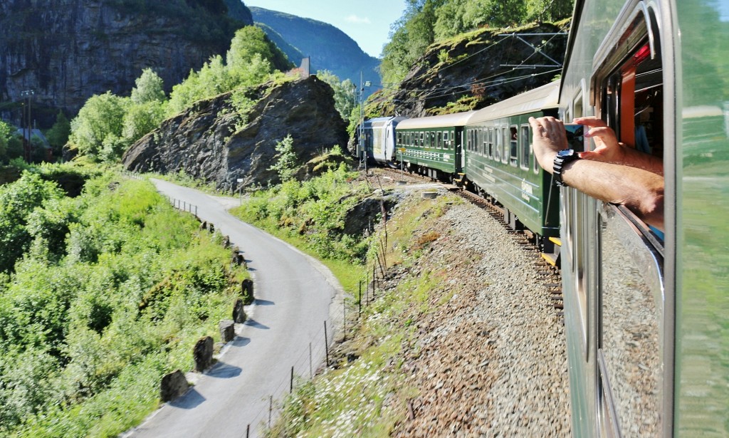 Foto: Tren turístico - Flam (Sogn og Fjordane), Noruega