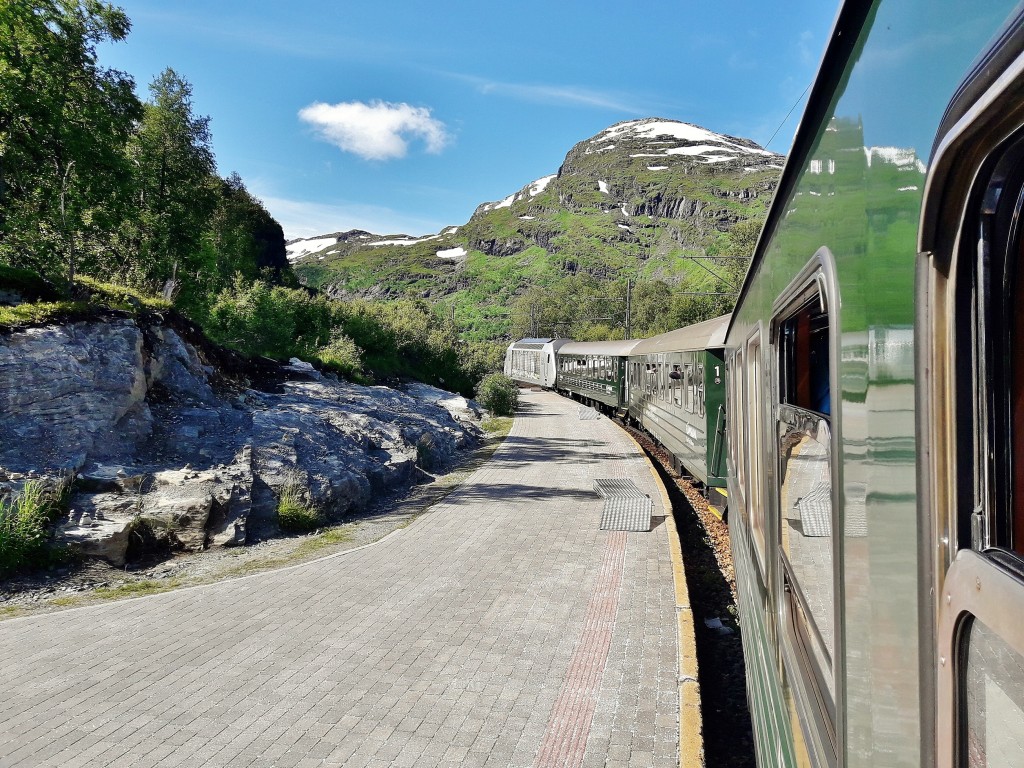 Foto: Tren turístico - Flam (Sogn og Fjordane), Noruega