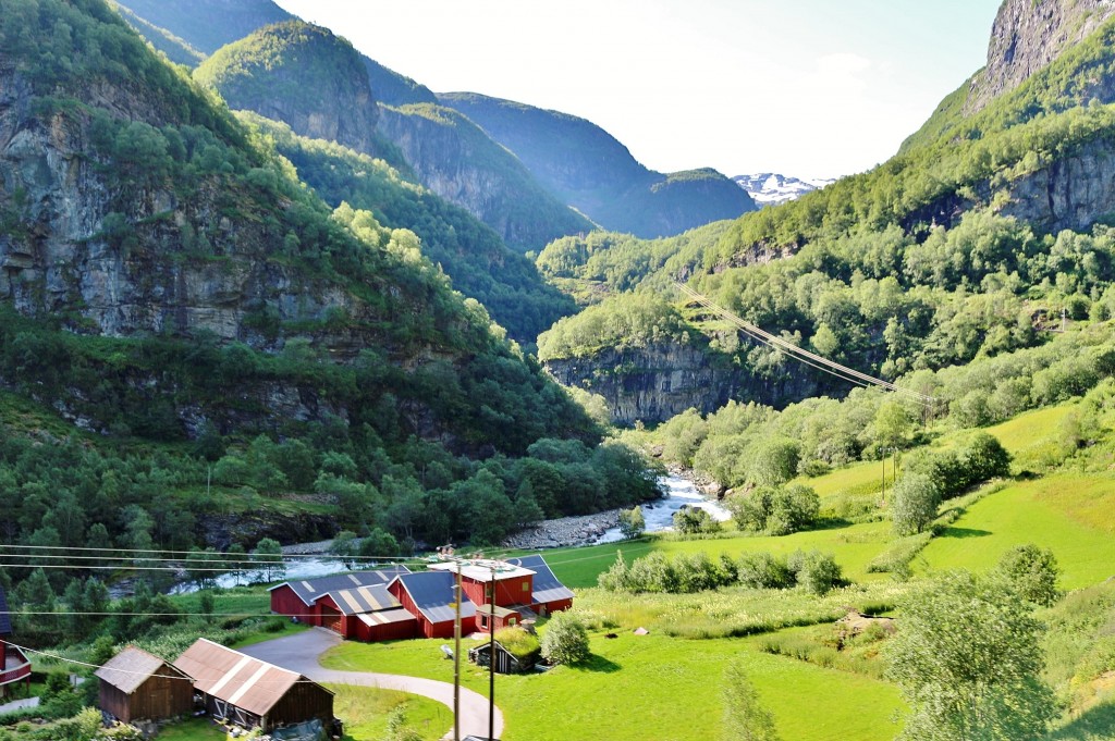 Foto: Tren turístico - Flam (Sogn og Fjordane), Noruega