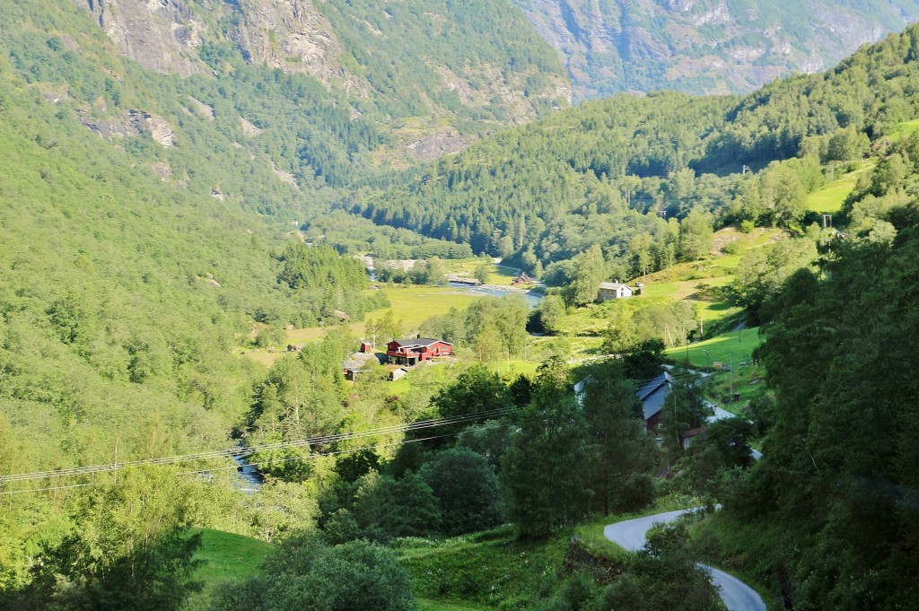 Foto: Tren turístico - Flam (Sogn og Fjordane), Noruega