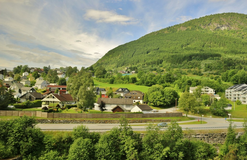 Foto: Tren turístico - Flam (Sogn og Fjordane), Noruega