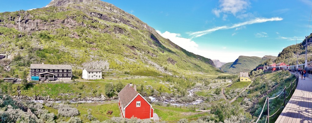 Foto: Tren turístico - Flam (Sogn og Fjordane), Noruega