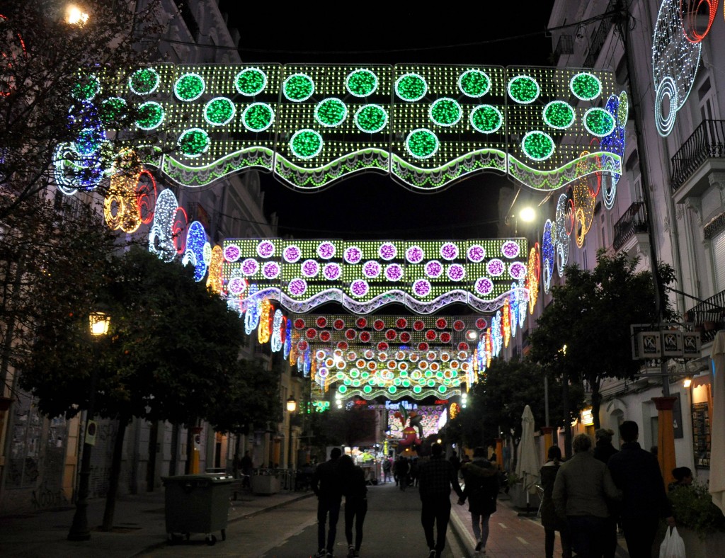 Foto: Iluminacion fallas - Valencia (València), España