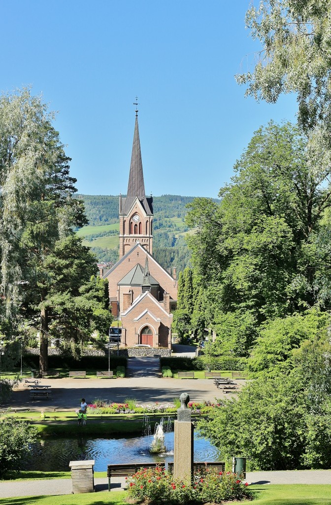 Foto: Centro histórico - Lillehammer (Oppland), Noruega