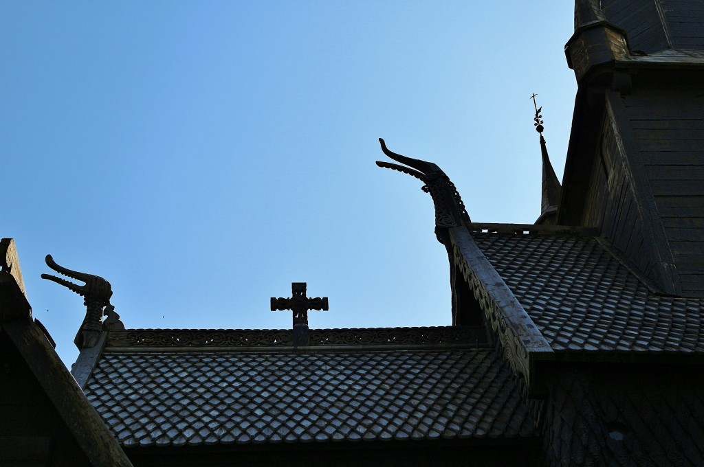 Foto: Stavkirke medieval - Lom (Oppland), Noruega