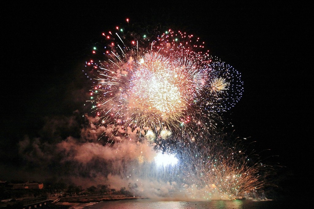 Foto: Fuegos artificiales - Tarragona (Cataluña), España