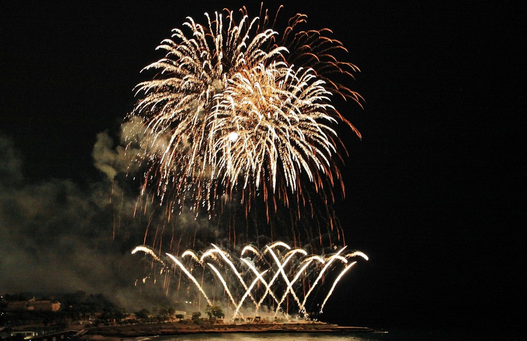 Foto: Fuegos artificiales - Tarragona (Cataluña), España