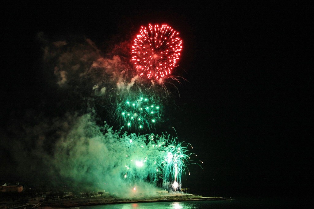 Foto: Fuegos artificiales - Tarragona (Cataluña), España