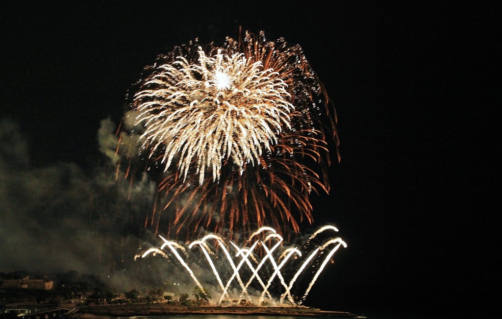 Foto: Fuegos artificiales - Tarragona (Cataluña), España