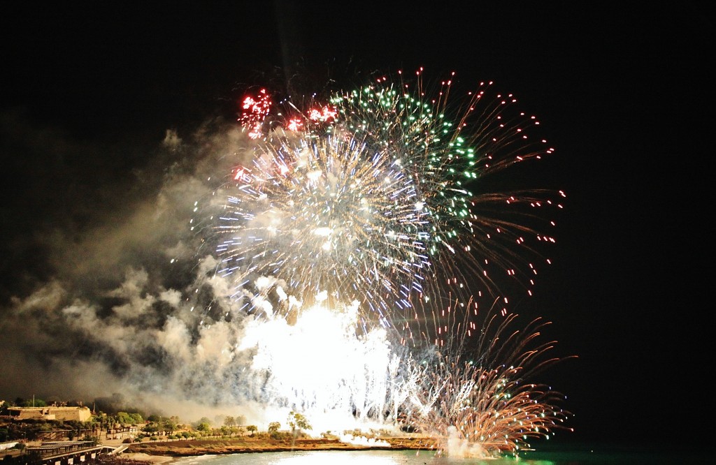 Foto: Fuegos artificiales - Tarragona (Cataluña), España