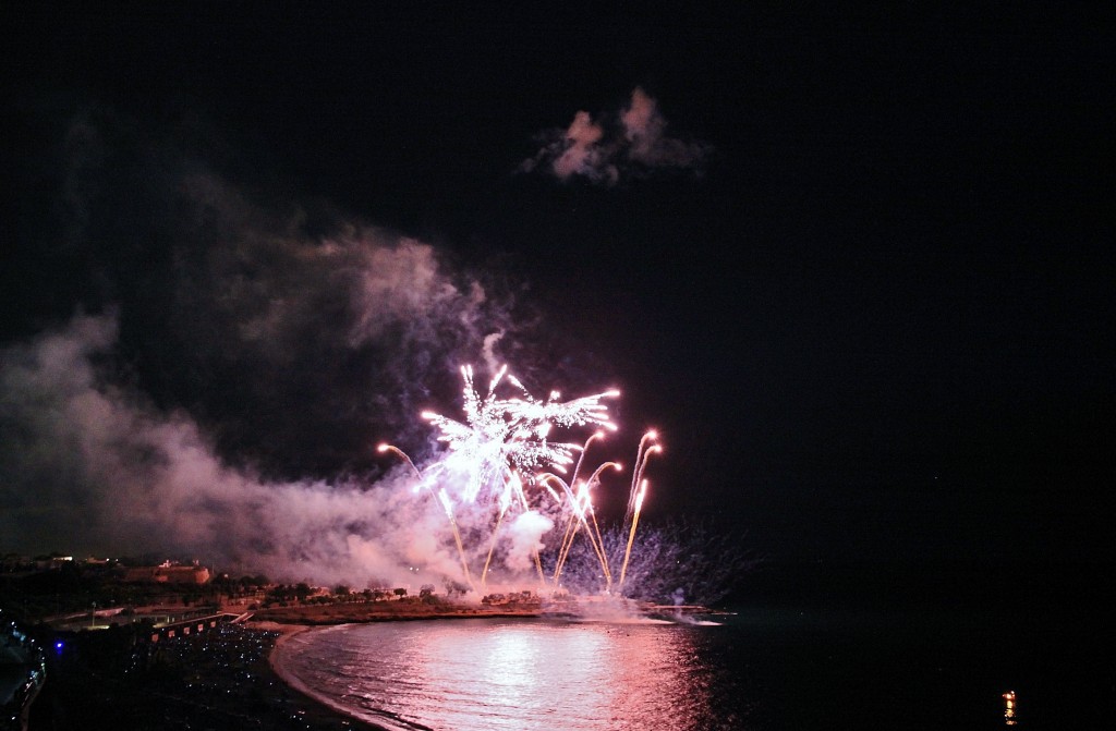 Foto: Fuegos artificiales - Tarragona (Cataluña), España