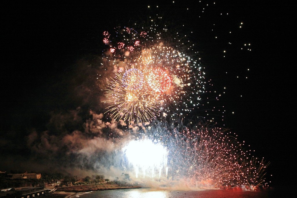 Foto: Fuegos artificiales - Tarragona (Cataluña), España