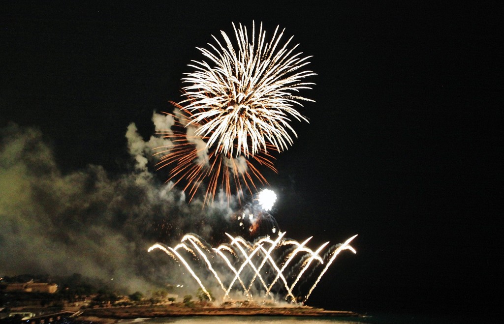 Foto: Fuegos artificiales - Tarragona (Cataluña), España