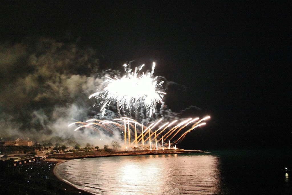 Foto: Fuegos artificiales - Tarragona (Cataluña), España