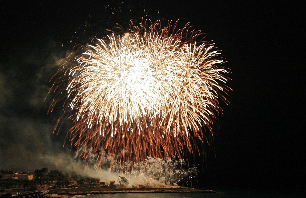 Foto: Fuegos artificiales - Tarragona (Cataluña), España