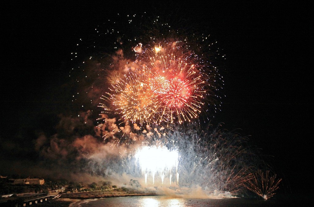 Foto: Fuegos artificiales - Tarragona (Cataluña), España