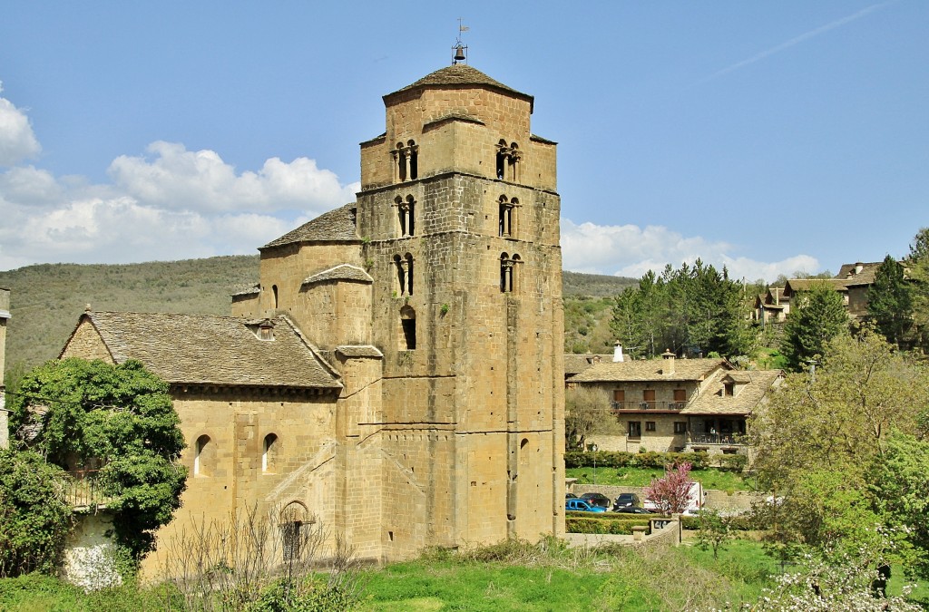 Foto: Vista del pueblo - San Juan de Serós (Huesca), España