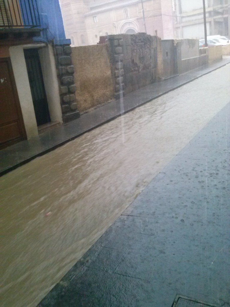 Foto: Gran tormenta del 2 de julio de 2014 - Calatayud (Zaragoza), España