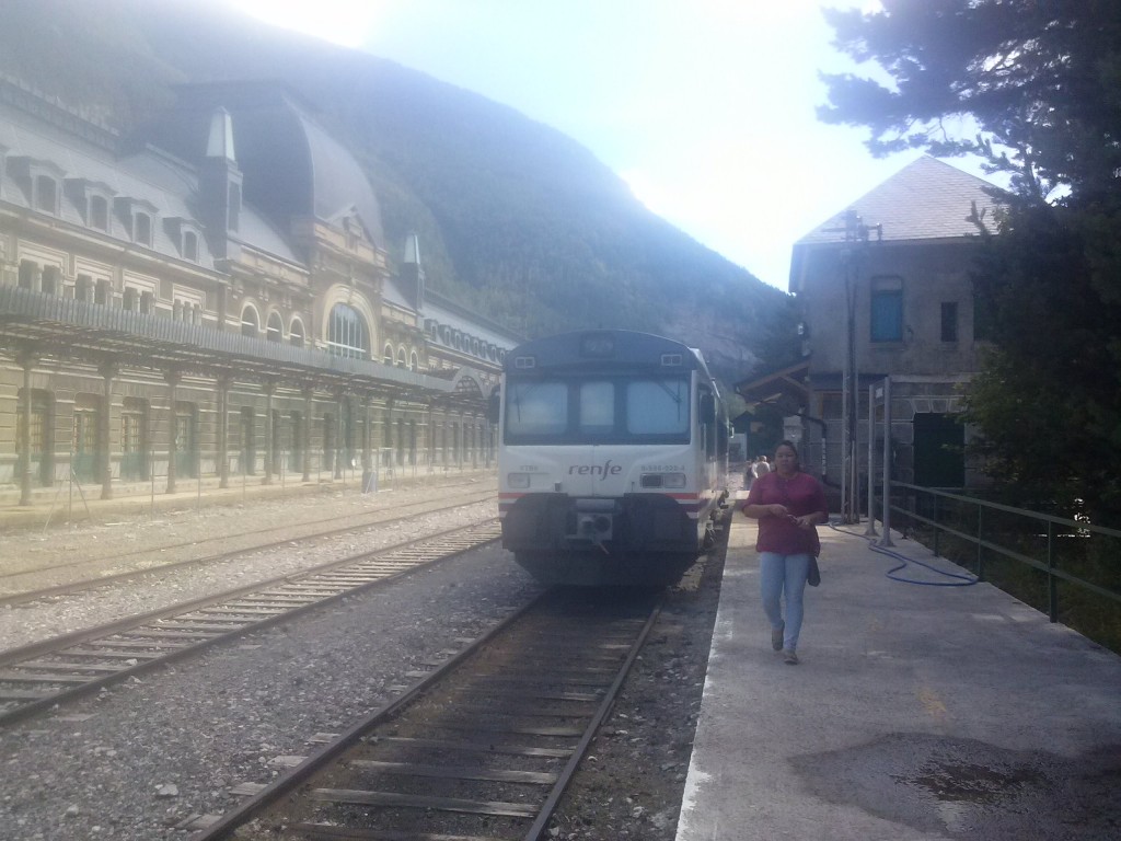 Foto: La estación de Canfranc en 2014 - Canfranc (Huesca), España